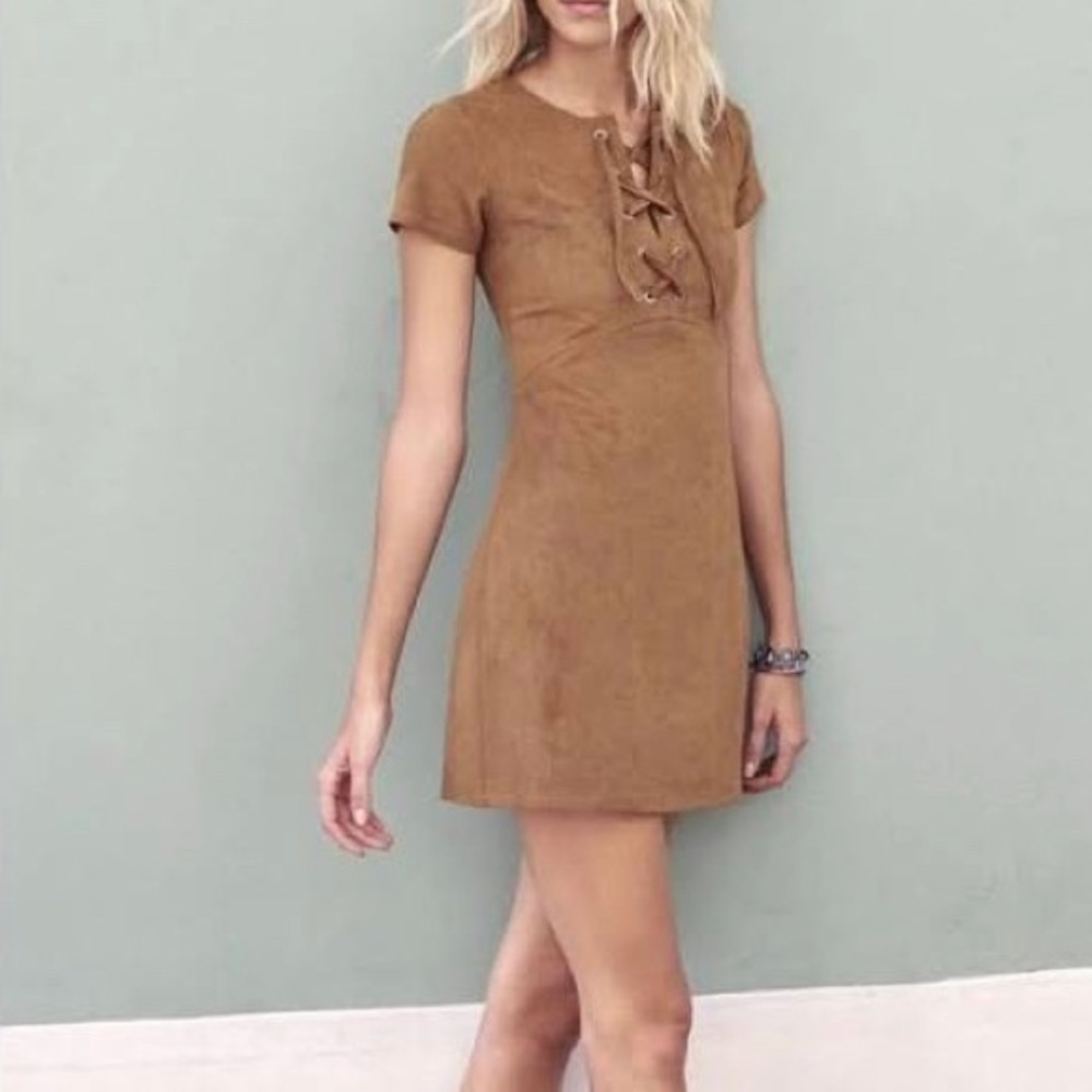Express brown dress for women
